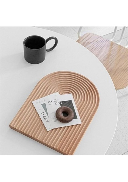 Ahşap Gökkuşağı Sunumluk Stand Takılık