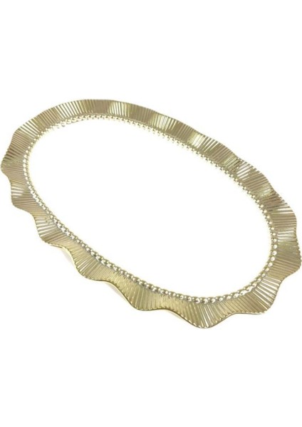 Golda 31 cm Oval Servis Tabağı Gold - YF204 fiyatları
