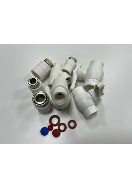 Kombi Montaj Seti Dirsekli Pp 8li Alt Bağlantı Seti modelleri