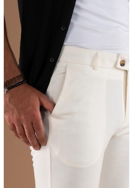 Slimfit Dar Paça Bilekten Astarsız Yazlık Ince Kumaş Erkek Spor Kumaş Pantolon indirimleri