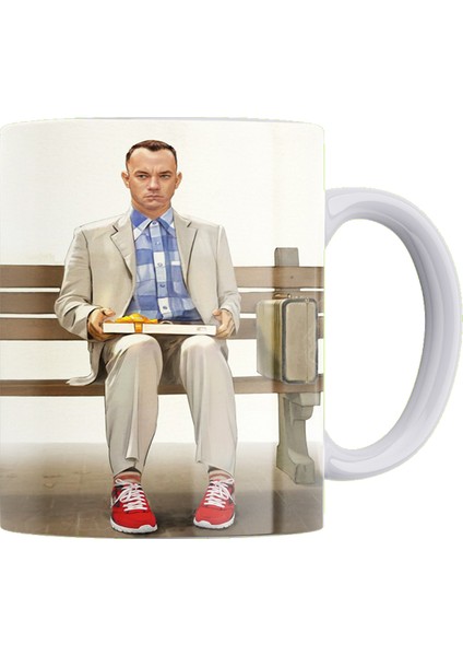Forrest Gump Baskılı %100 Porselen Kupa