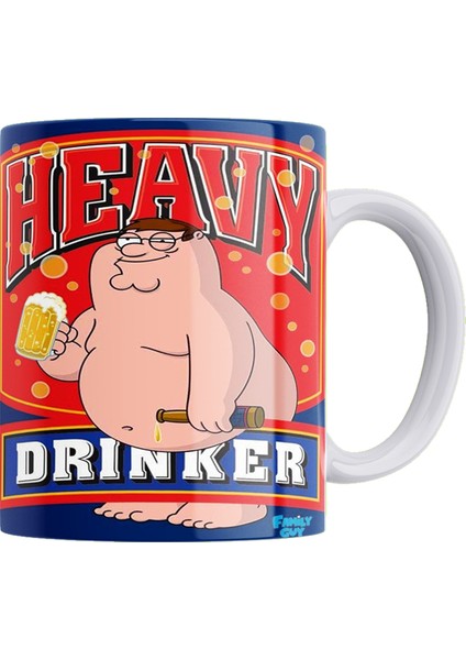 Family Guy Baskılı %100 Porselen Kupa