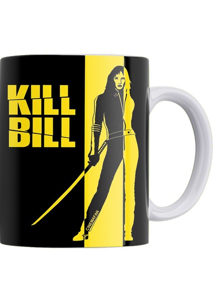 Kill Bill Baskılı %100 Porselen Kupa