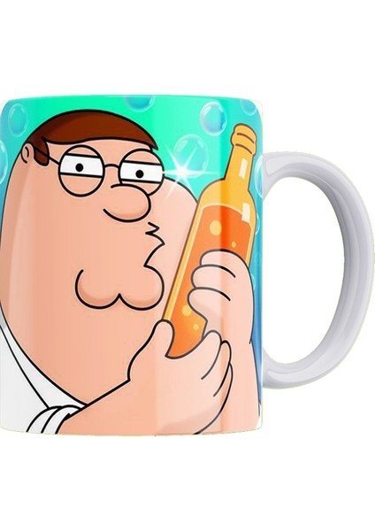 Family Guy Baskılı %100 Porselen Kupa