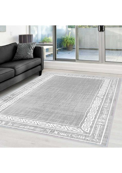 Dijital Baskı Yıkanabilir Kaymaz Taban Salon Halısı RVG0008-SD563