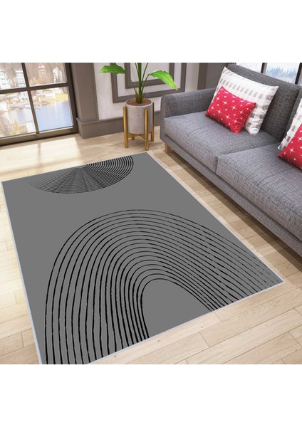 Dijital Baskı Yıkanabilir Kaymaz Taban Salon Halısı RVG0026-SD904