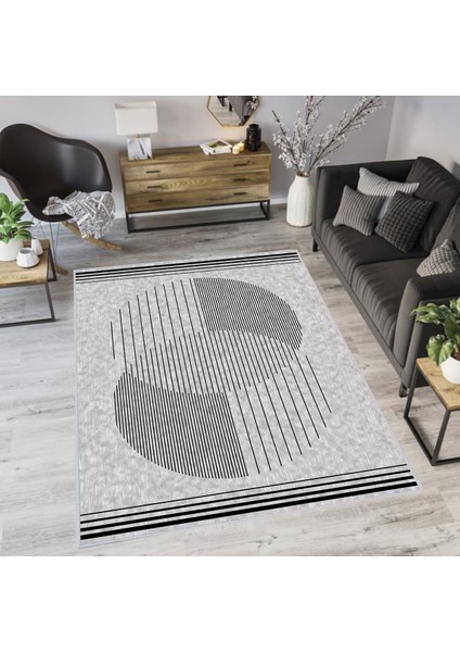 Dijital Baskı Yıkanabilir Kaymaz Taban Salon Halısı RVG0053-SD1161