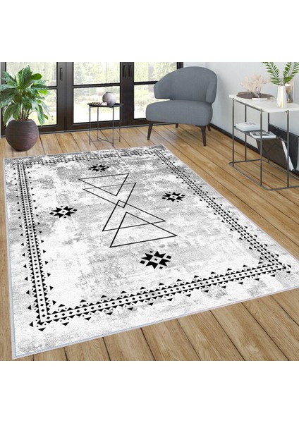 Dijital Baskı Yıkanabilir Kaymaz Taban Salon Halısı RVG0035-SD1030