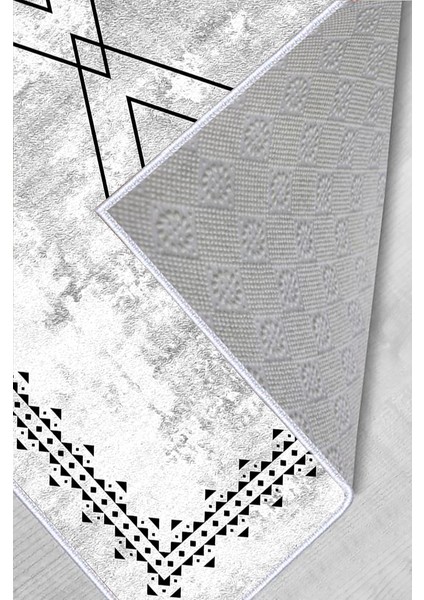 Dijital Baskı Yıkanabilir Kaymaz Taban Salon Halısı RVG0035-SD1030