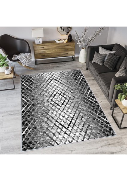 Dijital Baskı Yıkanabilir Kaymaz Taban Salon Halısı RVG0059-SM01