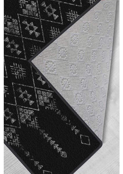 Dijital Baskı Yıkanabilir Kaymaz Taban Salon Halısı RVG0075-SD614