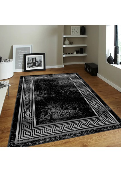 Dijital Baskı Yıkanabilir Kaymaz Taban Salon Halısı RVG0083-SD870