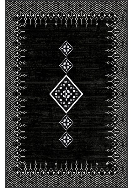 Dijital Baskı Yıkanabilir Kaymaz Taban Salon Halısı RVG0104-SD1108