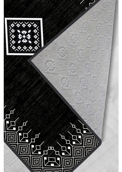 Dijital Baskı Yıkanabilir Kaymaz Taban Salon Halısı RVG0104-SD1108
