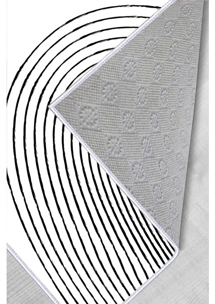 Dijital Baskı Yıkanabilir Kaymaz Taban Salon Halısı RVG0125-SD903