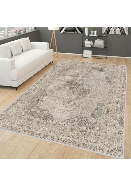 Dijital Baskı Yıkanabilir Kaymaz Taban Salon Halısı RVG0138-SD421
