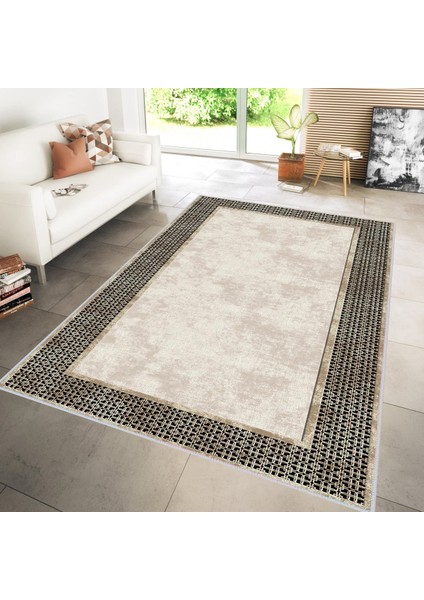 Dijital Baskı Yıkanabilir Kaymaz Taban Salon Halısı RVG0156-SD751
