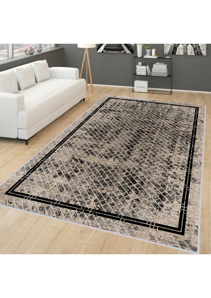 Dijital Baskı Yıkanabilir Kaymaz Taban Salon Halısı RVG0162-SD1093