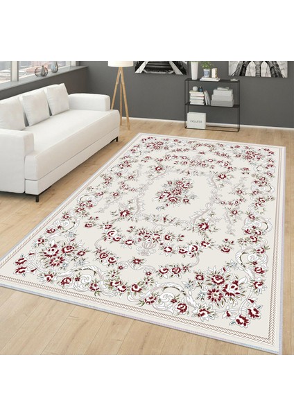 Dijital Baskı Yıkanabilir Kaymaz Taban Salon Halısı RVG0168-SD478
