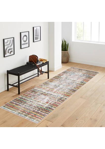 Dijital Baskı Yıkanabilir Kaymaz Taban Salon Halısı RVG0206-SD230