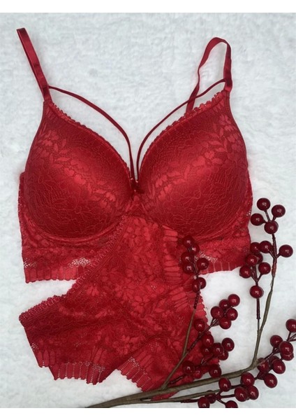Kırmızı Bralet Takım
