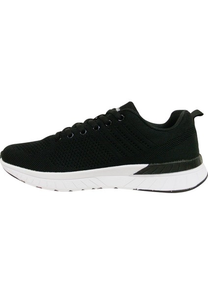 Siyah Beyaz Bağcıklı Sneakers Spor Ayakkabı modelleri