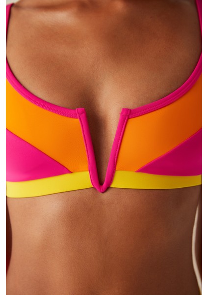 Çok Renkli Santos Bra Bikini Üstü indirimleri