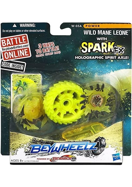 Beyblade Beywheelz W-05A Wild Mane Leone Hasbro Orjinal Ürün
