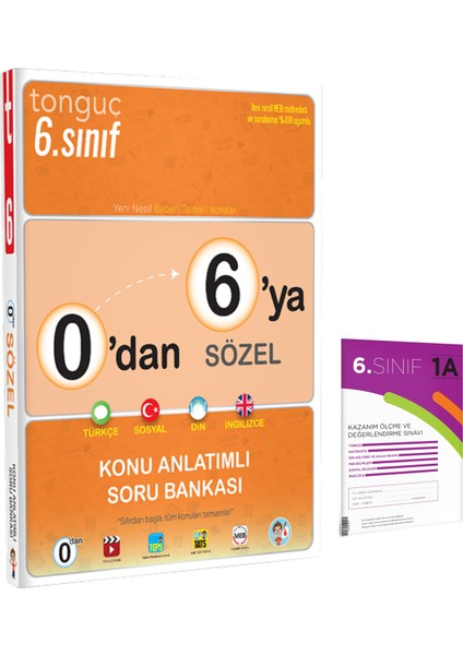 6. Sınıf 0'dan 6'ya Sözel Konu Anlatımlı Soru Bankası