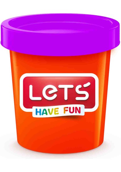Let’s Tek Renk Oyun Hamuru 115 gr Mor / L-8440-9