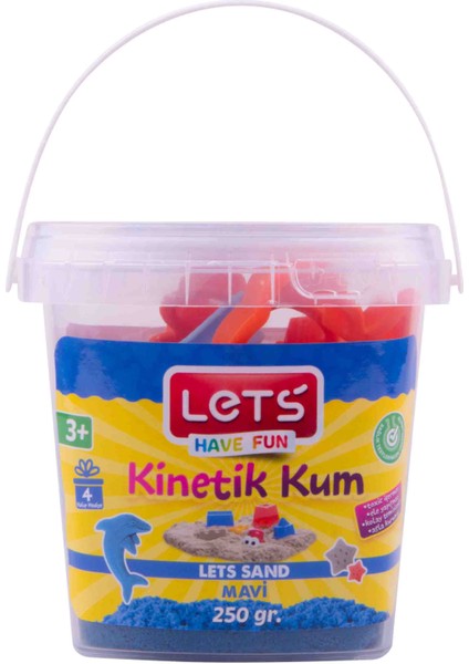 Let’s Kinetik Kum 250 gr Mavi / L-10186