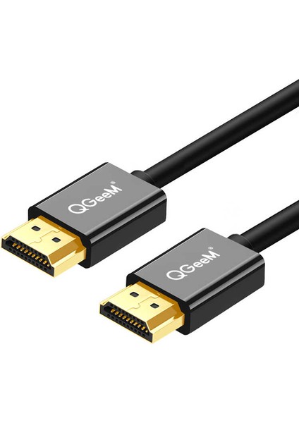 Qgeem QG-AV13 4K HDMI Kablo 50 cm HDMI 1.4 Görüntü Aktarım Kablosu