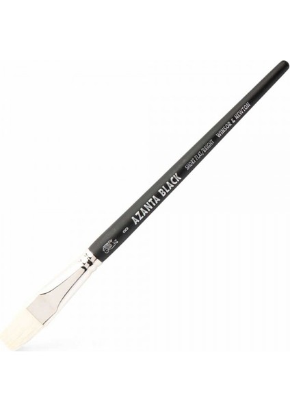 Azanta Black Kısa Saplı Sert Kıl Kısa Yassı Fırça No 8