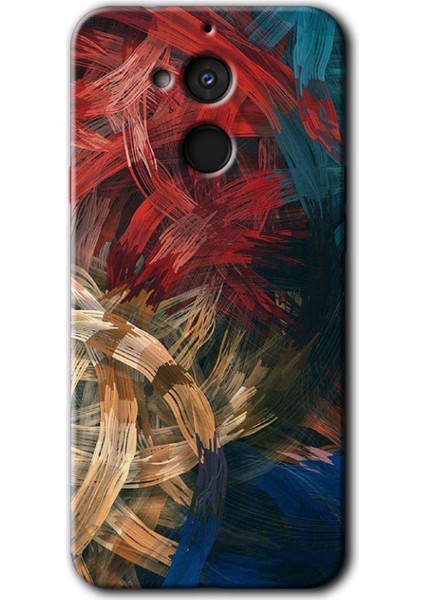 General Mobile Gm 8 Kılıf Hd Desen Baskılı Arka Kapak - Karma Boyalar