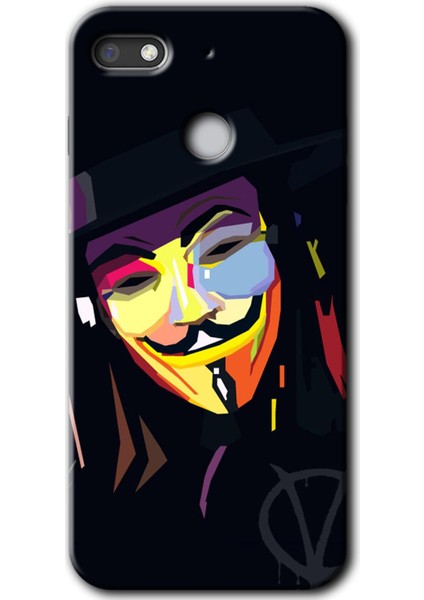General Mobile Gm 8 Go Kılıf Hd Desen Baskılı Arka Kapak - Vendetta