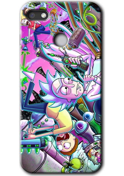 General Mobile Gm 8 Go Kılıf Hd Desen Baskılı Arka Kapak - Graffiti Çizgi Film