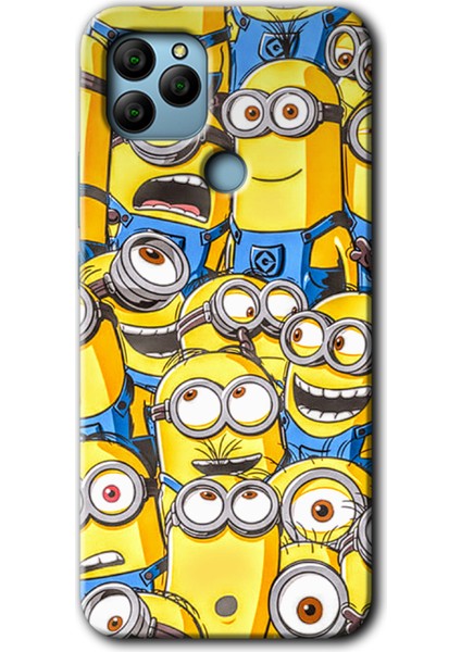 General Mobile Gm 22 Kılıf Hd Desen Baskılı Arka Kapak - Minion Ordusu