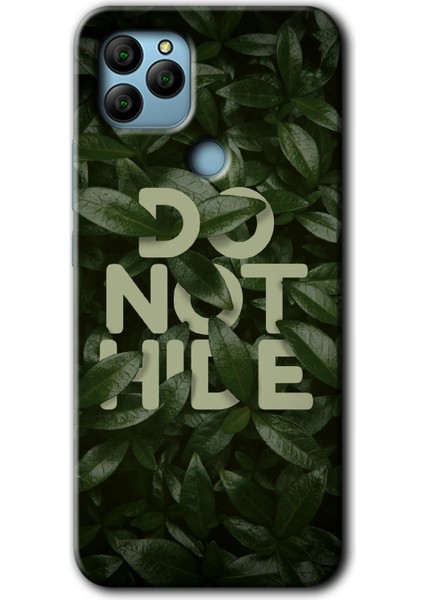 General Mobile Gm 22 Plus Kılıf Hd Desen Baskılı Arka Kapak - Do Not Hide