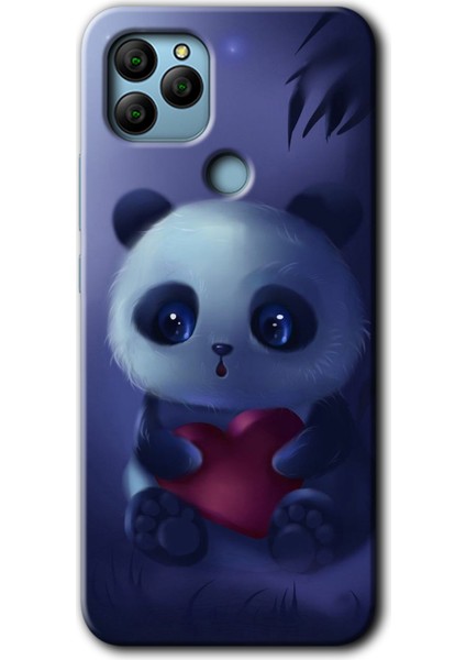 General Mobile Gm 22 Plus Kılıf Hd Desen Baskılı Arka Kapak - Bebek Panda