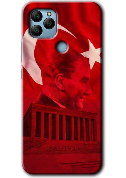 General Mobile Gm 22 Plus Kılıf Hd Desen Baskılı Arka Kapak - Anıtkabir Atatürk