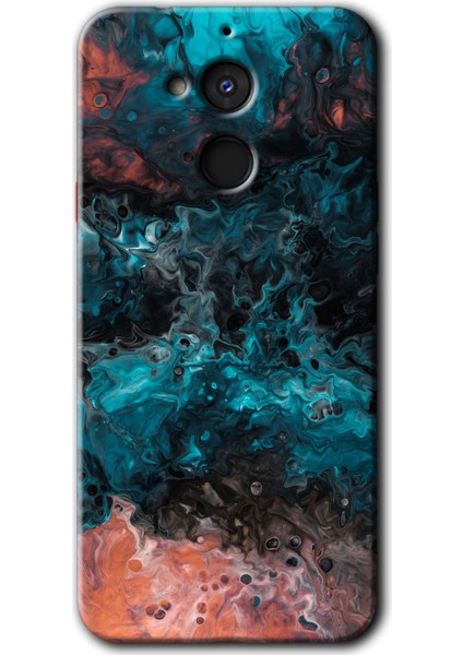 General Mobile Gm 8 Kılıf Hd Desen Baskılı Arka Kapak - Liquid Colorfull