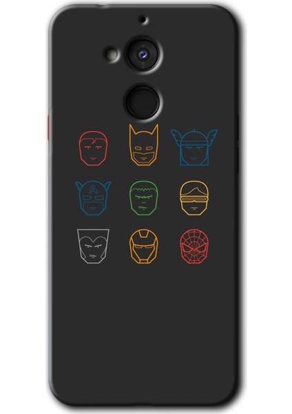 General Mobile Gm 8 Kılıf Hd Desen Baskılı Arka Kapak - Avengers Minimalism