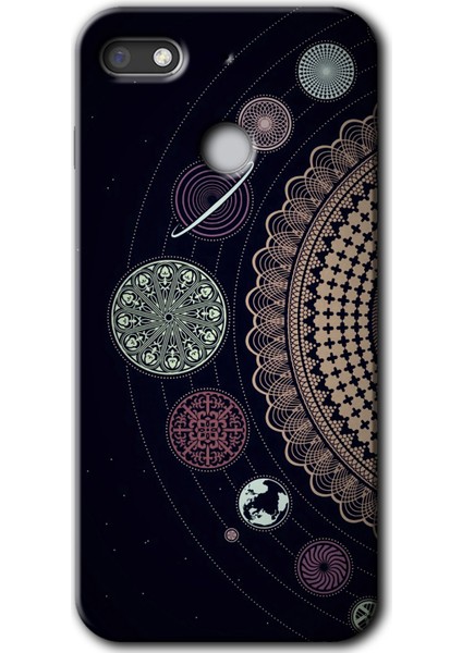General Mobile Gm 8 Go Kılıf Hd Desen Baskılı Arka Kapak - Gezegen Döngüsü