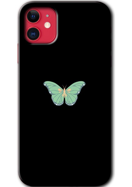 iPhone 11 Kılıf Hd Desen Baskılı Arka Kapak - Butterfly Tree