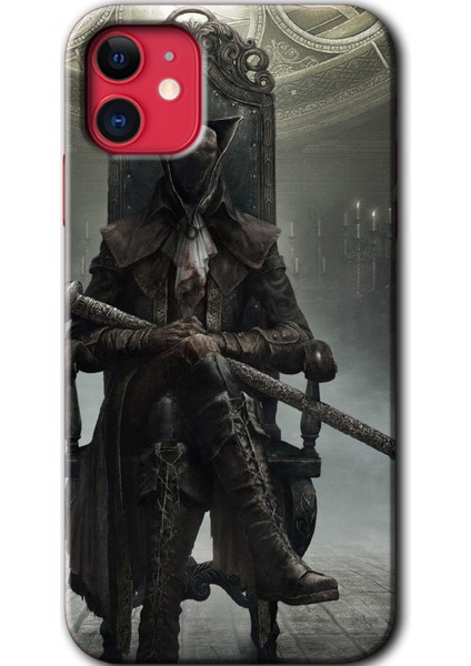 iPhone 11 Kılıf Hd Desen Baskılı Arka Kapak - Bloodborne Hunters