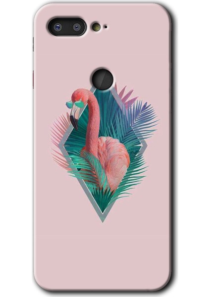 General Mobile Gm 9 Pro Kılıf Hd Desen Baskılı Arka Kapak - Flamingo
