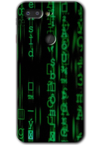 General Mobile Gm 9 Pro Kılıf Hd Desen Baskılı Arka Kapak - Matrix