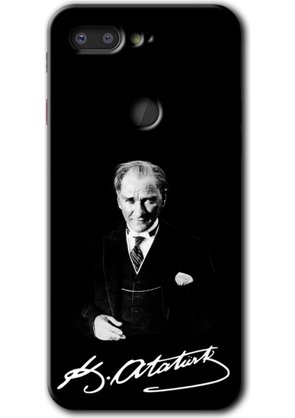 General Mobile Gm 9 Pro Kılıf Hd Desen Baskılı Arka Kapak - Atatürk Imza