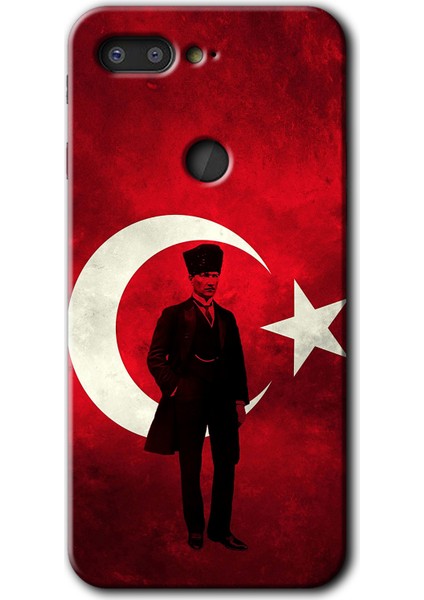 General Mobile Gm 9 Pro Kılıf Hd Desen Baskılı Arka Kapak - Atatürk Bayrak