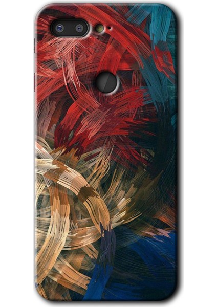 General Mobile Gm 9 Pro Kılıf Hd Desen Baskılı Arka Kapak - Karma Boyalar